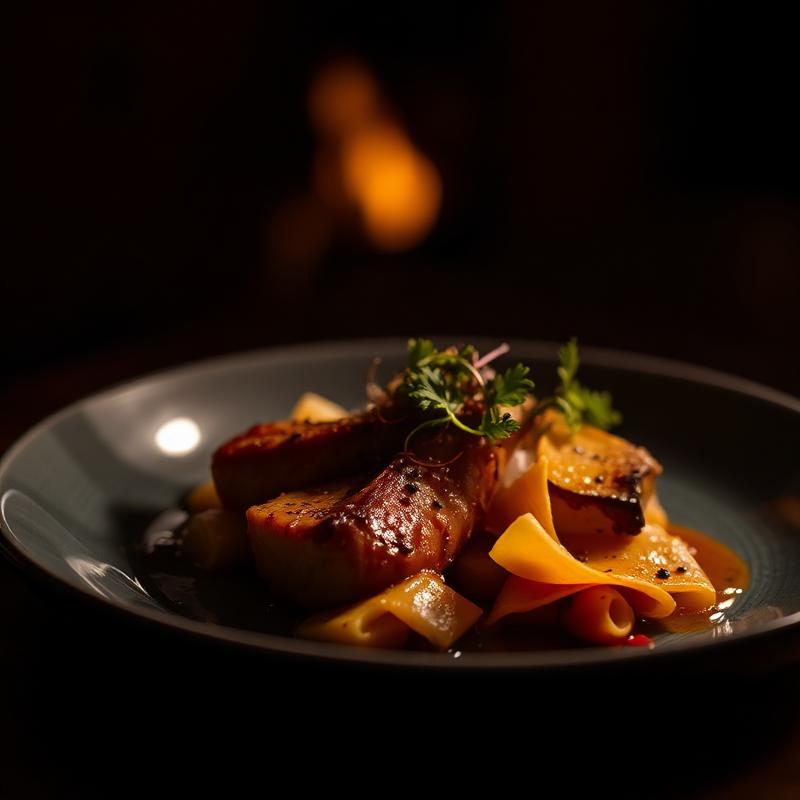 Restaurant dish styled for a Reel
